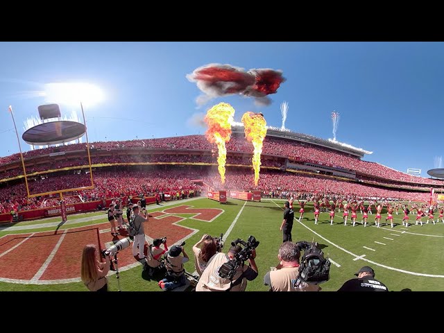 360 video: Stand on the field for Kansas City Chiefs player introductions