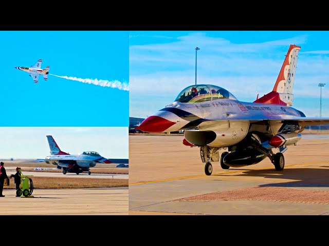 Thunderbirds LAND at Tinker Air Force Base for Air Show Prep!