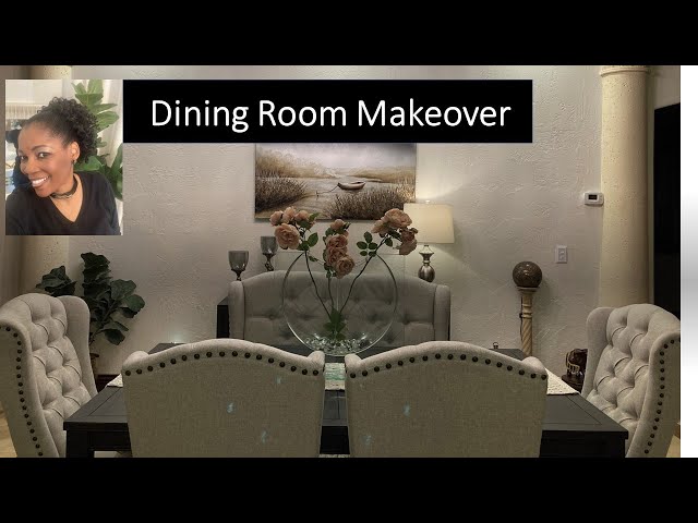 Before and After Dining Room Makeover |  New Dining Room Furniture #freddiekinghomedecor #diningroom