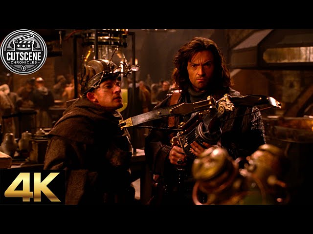 [4K UHD] Van Helsing & Carl Receive Their Mission From The Vatican CUTSCENE | Van Helsing (2004)