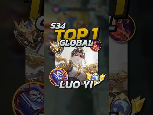 85% Winrate Luo Yi S34 Build! Mobile Legends #mobilelegends #mlbb #gaming