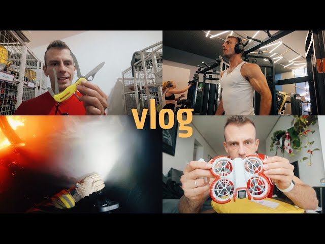 VLOG: UM DIA COMO BOMBEIRO 🔥 (Incêndio em Veículo, APH) Upgrades no Drone , Voos e Treino | EP. 28