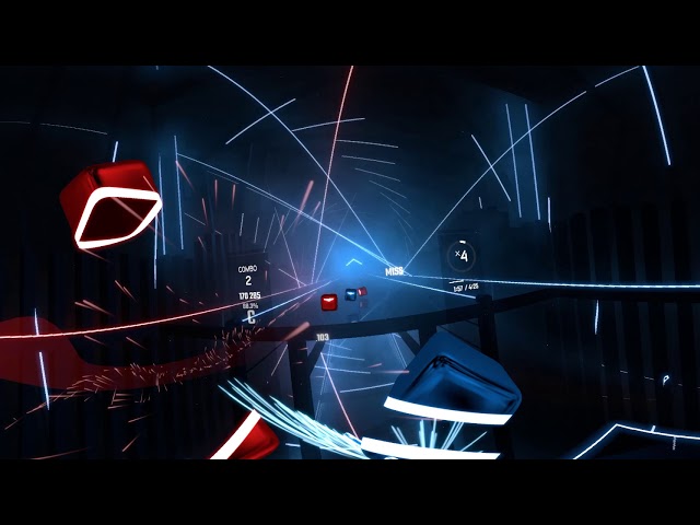 Getsix feat. Miss Lina - Into The Fire / Expert [Beat Saber, 360° video]