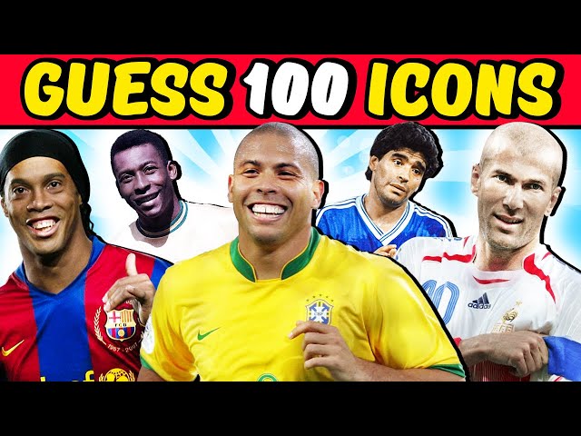 GUESS 100 FOOTBALL LEGENDS IN JUST 3 SECONDS! | ULTIMATE FOOTBALL QUIZ CHALLENGE 2025