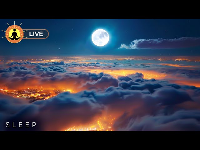 🔴 Sleep Music 24/7 🌙2703, Insomnia, Sleep Meditation, Relaxing Music, Calming Music, Rain & Thunder