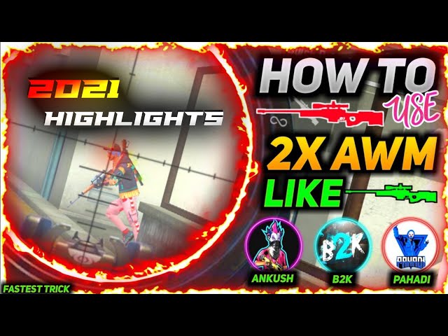 😱DOUBLE AWM 2021 HIGHLIGHTS || FREE FIRE || ROCKYASH007 #DOUBLEAWM #AWMTRICK #FREEFIREPROHIGHLIGHTS