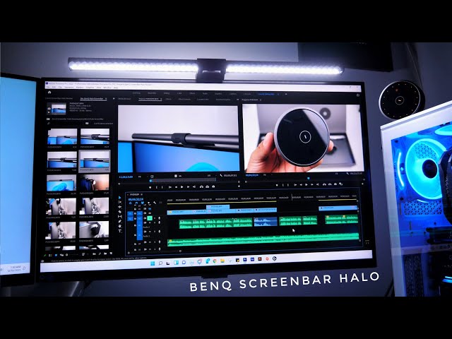 BenQ ScreenBar Halo Monitor Light | Best Desk Lamp?