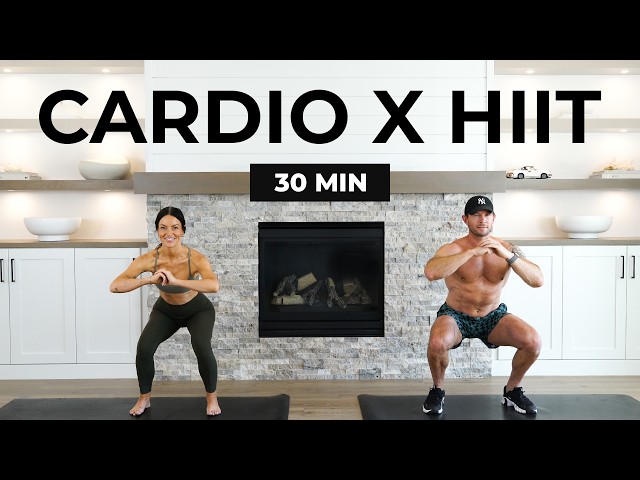 30 Min Cardio HIIT Workout - Full Body No Equipment, No Repeats