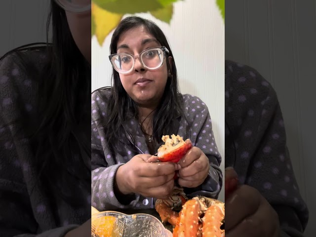 LOBSTER and KING CRAB MUKBANG |ASMR | CHEWING |SMACKING |TASTY