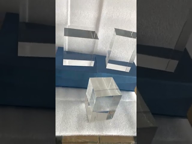 Grade A K9 Crystal cube for Laser engraving