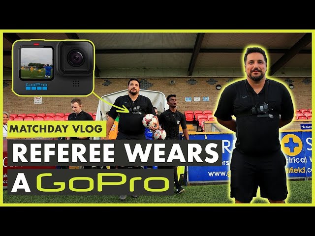 Referee wears a GoPro bodycam