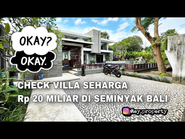 Check villa mewah seharga 20 millyar di seminyak bali jalan kaki kepantai