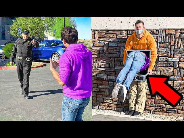 VANISH in a Suitcase POLICE Prank