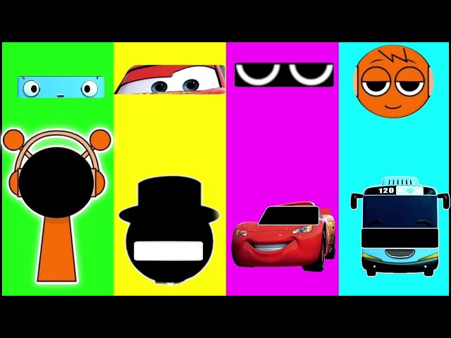 Incredibox Sprunki -  Incredibox Sprunki 2 - Lighting McQueen-  Tayo Little Bus - Tiles Hop EDM Rush