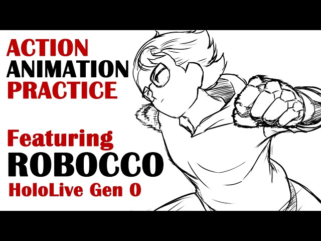 【Animation Practice】Speed/Scale Contrast (Sakuga Study: Yutaka Nakamura)