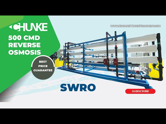 500m3/day Seawater Desalination System | SWRO | Seawater to Drinking Water Machine | Chunke