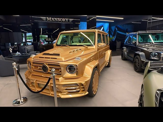 Dubai MANSORY Supercar Showroom 🇦🇪 Most Expensive Limited Edition Supercars [ 4K ]