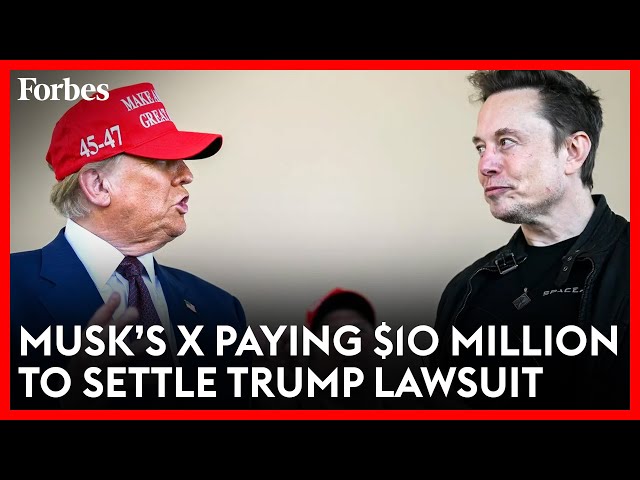 Musk’s X Paying $10 Million To Settle Twitter-Era Trump Lawsuit Alleging Censorship, Report Says