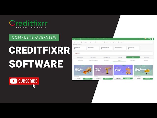 Creditfixrr Software: Complete Overview