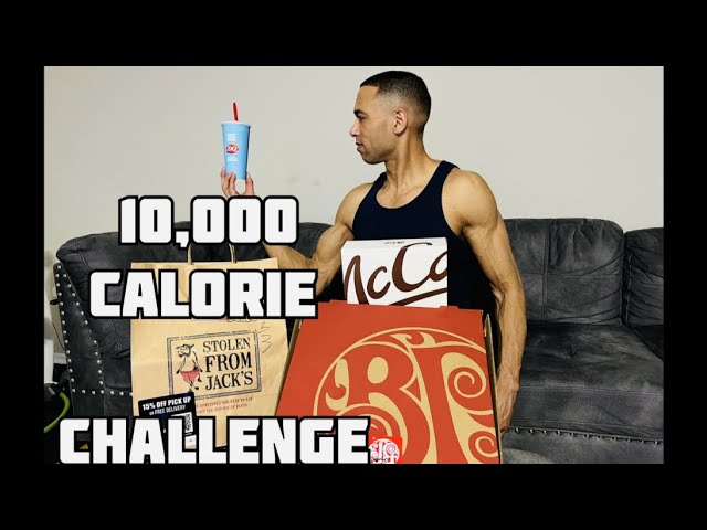 10,000 CALORIE CHALLENGE | EPIC CHEAT DAY | MAN VS FOOD