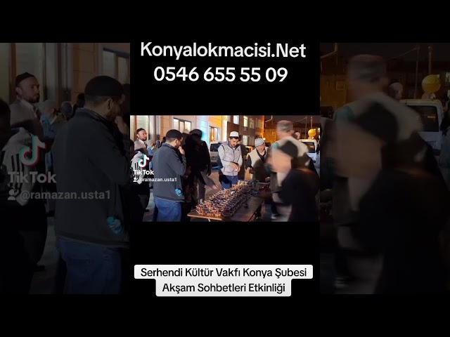 Serendi Kültür Vakfı Konya Şubesi ikram etti