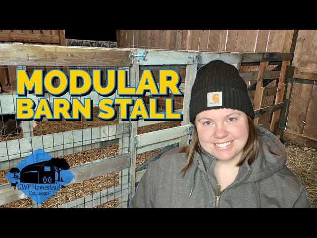 Modular Barn Stall from FREE Pallets!