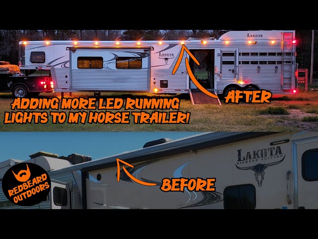 Adding More LED Running Lights To My Horse Trailer