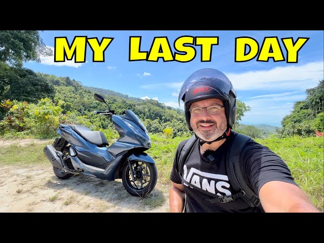 I Survived My First THAILAND Motorbike Tour in Koh Samui - LAST DAY