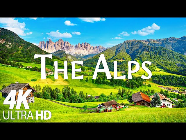 The Alps 4K - Peaceful Piano Music with Beautiful Landscapes • Scenic Relaxation Film - 4K Video UHD