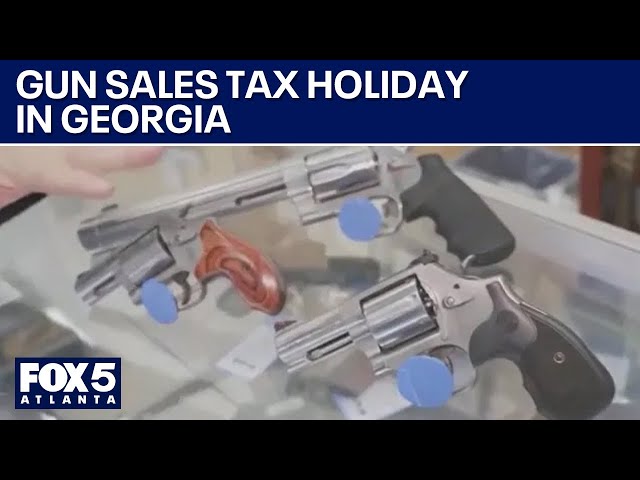 Georgia gun sales tax holiday latest | FOX 5 News