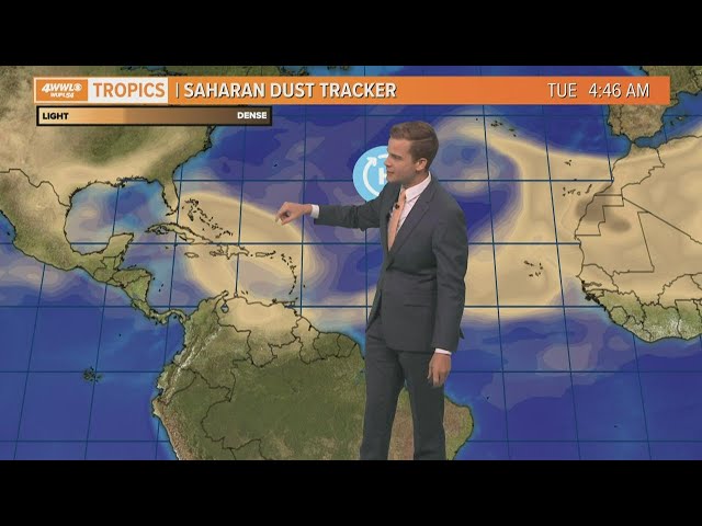 Tuesday morning tropical update: dry air keeping tropics quiet