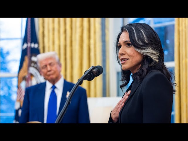 Tulsi Gabbard officially sworn in as Director of National Intelligence