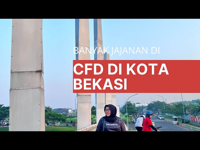 Olahraga di Car Free Day (CFD) Kota Bekasi sambil jajan kuliner yang hanya ada di CFD