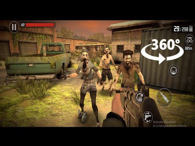 Zombie Game Gone WRONG! But Mission Completed like a Boss 😎 360° Video