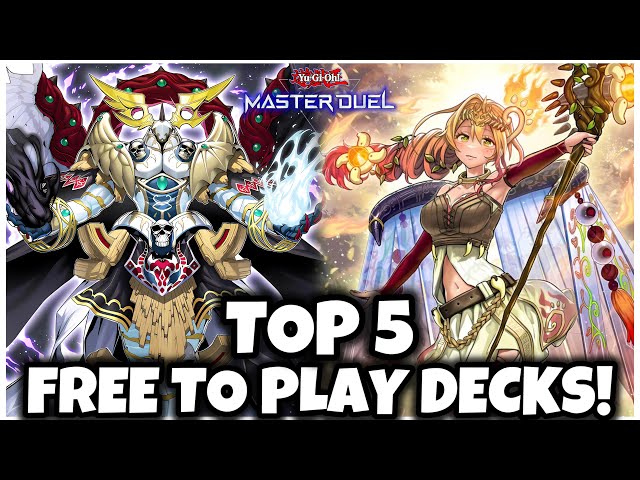 TOP 5 FREE to PLAY DECKS in MASTER DUEL!