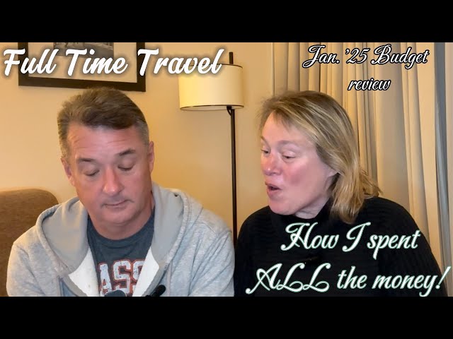 Budget review Jan 2025 / Full Time travel includes US and Portugal cost