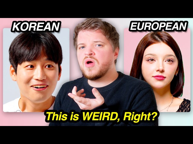 Korean Men Meet a European for the First Time