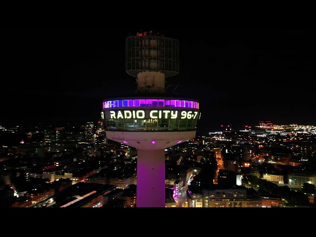 St. Johns Beacon Night Video #Liverpool #hdr