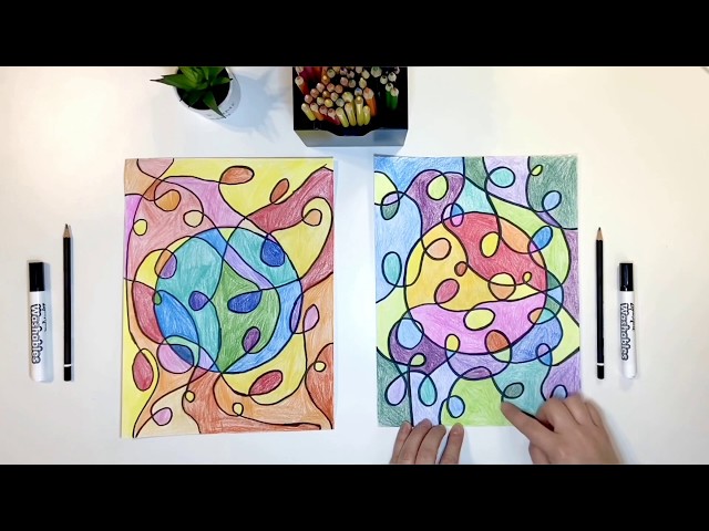 Cool and Warm Planets - Elementary Art Lesson