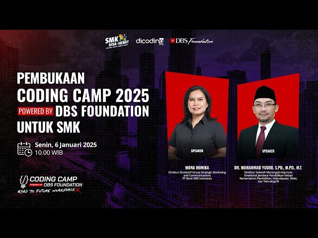 Pembukaan Coding Camp 2025 powered by DBS Foundation