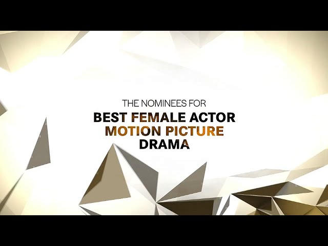 Golden Globes - Best Female Actor Motion Picture Drama 2025