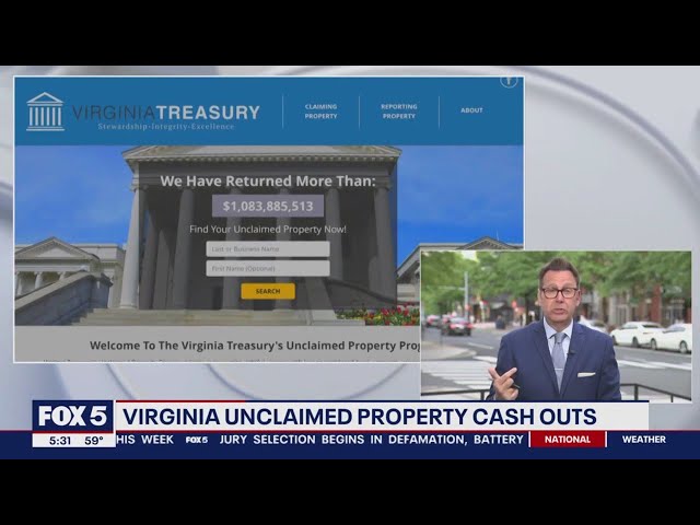 Virginia's treasury flooded with unclaimed money requests, thanks to TikTok | FOX 5 DC