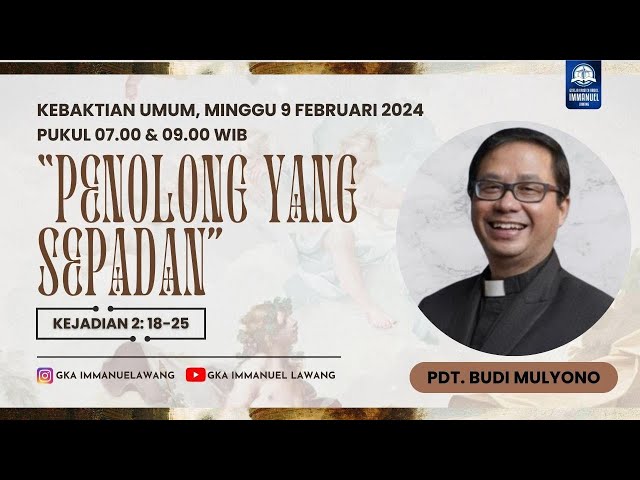 Ibadah Online GKA Immanuel Lawang - Minggu, 9 Februari 2025