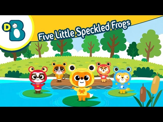 Five Little Speckled Frogs | Nursery Rhymes For Baby