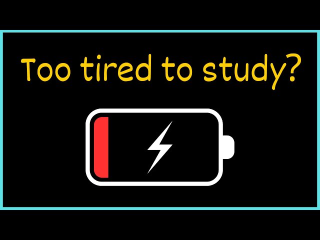 How to STUDY AFTER SCHOOL when you’re TIRED