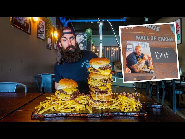 ATTEMPTING THE CHALLENGE EVEN THE WORLD'S STRONGEST MAN COULDN'T FINISH! | BeardMeatsFood