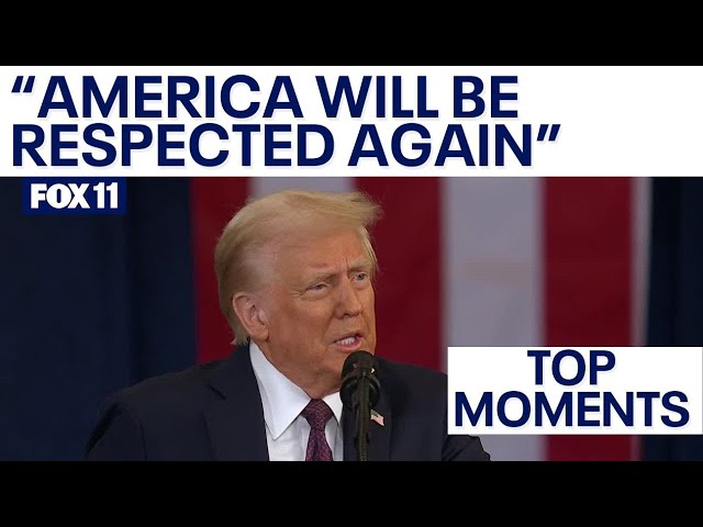 Trump inauguration speech: Top moments