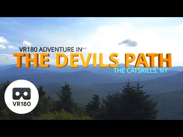 Twin Mountain - The Devils Path (part 2) - Catskills NY - VR180