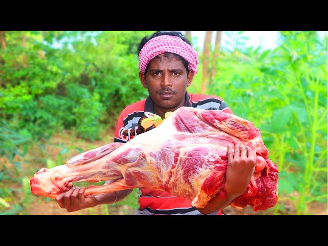 Giant Beef Leg Curry In No Man's Land In VILLAGE Cooks