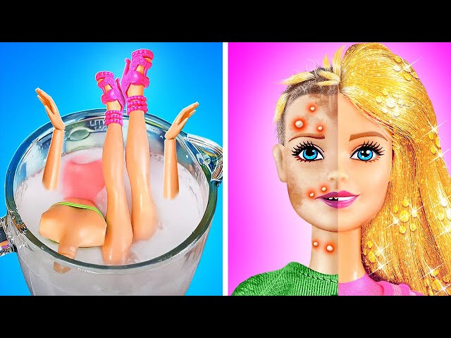 From Poor Doll To Rich Doll Makeover💄 *Best Barbie Gadgets and Crafts*